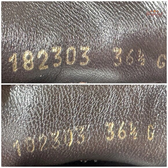 Auth GUCCI Brown Guccissima Canvas/Leather Interlocking GG Sneakers 6.5 - Picture 6 of 11